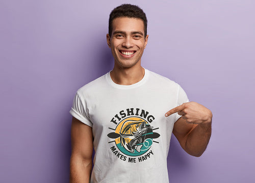 Men’s Funny Fishing T-shirts on Your USA