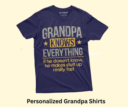 Trend of Personalized Grandpa Shirts