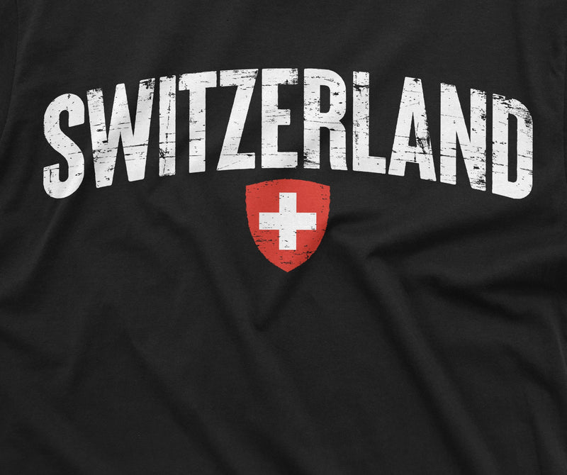Switzerland T-shirt Swiss Confederation Mens Womens Tee Shirt Patriotic Flag Coat of arms Cross Tee Shirt One for all, all for one Shirt
