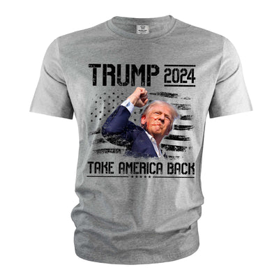 Men's Trump 2024 Shirt Take America Back T Shirt America Patriotic Shirt Donald Trump Tee