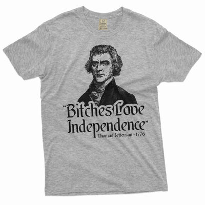 Men's Thomas Jefferson funny quote T-shirt 4th of July patriotic shirts Independence day Party Tee