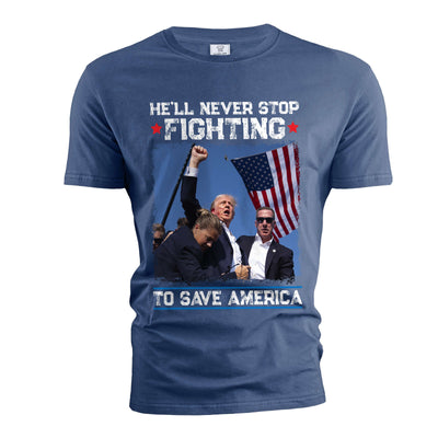 Men's Donald Trump Support T-shirt Trump Save America Shirt USA Patriotic Tee Shirt