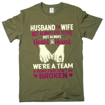 Men's Husband and Wife T-shirt couple Valentine's day relationship anniversary gifts