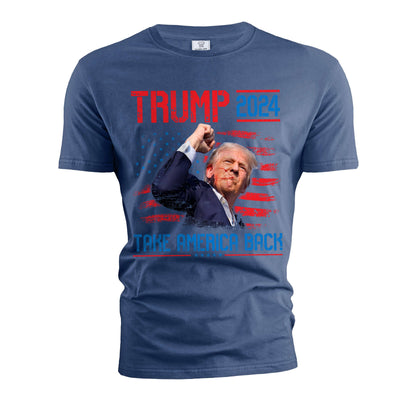 Men's Trump 2024 Shirt Take America Back T Shirt America Patriotic Shirt Donald Trump Tee