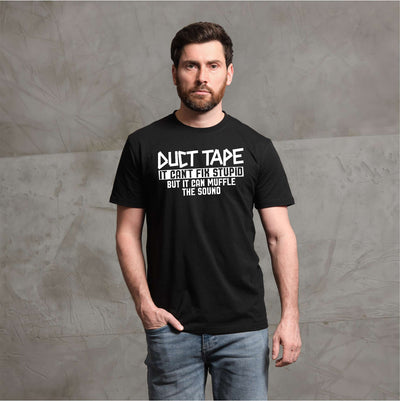 Funny Duct Tape T-Shirt Humor Humorous Joke T-Shirts sarcastic gifts for him her unisex