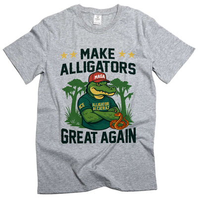Make Alligators Great Again T-Shirt Funny Humor Humorous Political Tee Shirt