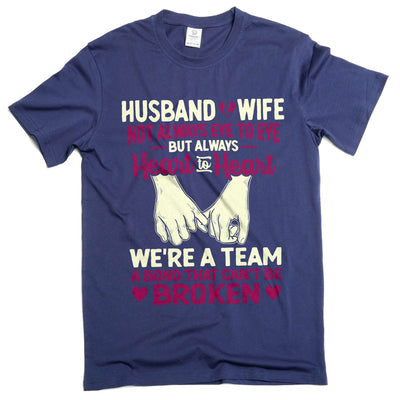 Men's Husband and Wife T-shirt couple Valentine's day relationship anniversary gifts