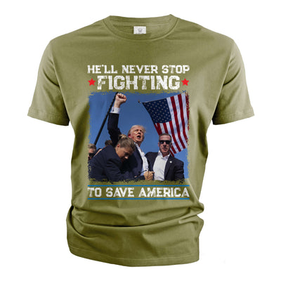 Men's Donald Trump Support T-shirt Trump Save America Shirt USA Patriotic Tee Shirt