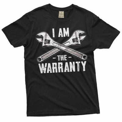 Men's Funny I am the Warranty T-shirt Father's day Dad Grandpa Papa Garage mechanic Tee shirt