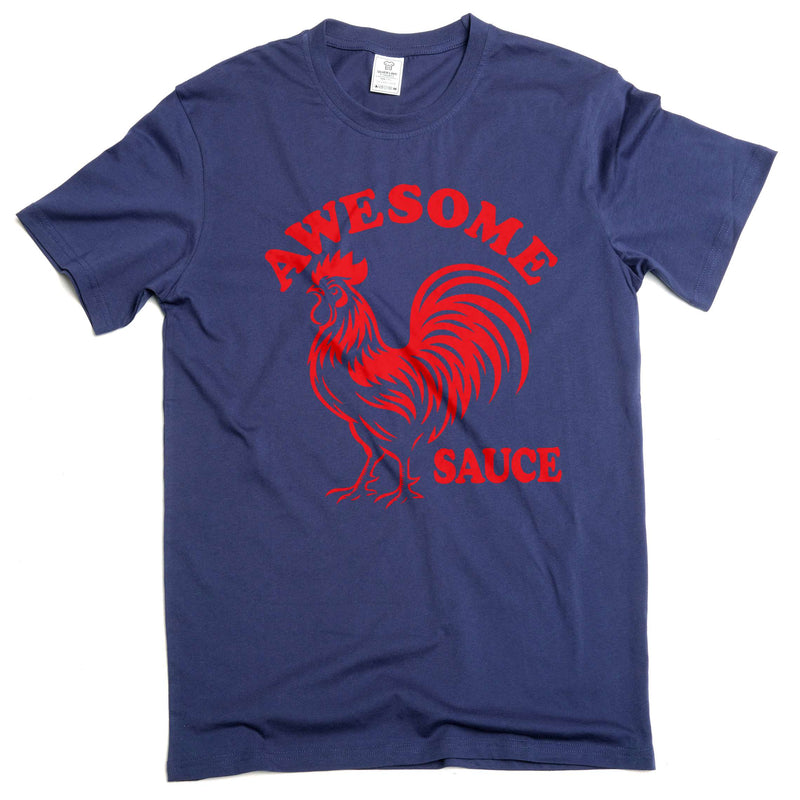 Awesome Sauce Shirt, Farm Animal Humor Graphic Tee, Country Chicken Lover T-Shirt