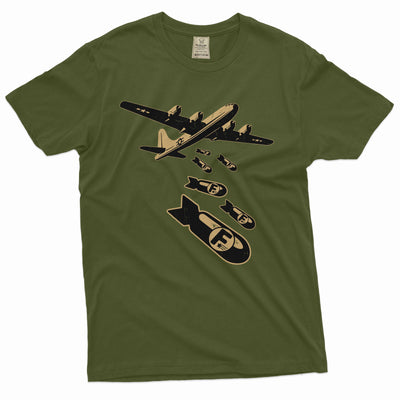 Men's Funny T-shirt airplane F-bomb Tee shirt Birthday gift funny F bomb tee shirt