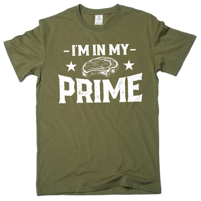 Men's I am in my prime T-shirt Father's day humorous tee birthday anniversary gifts Tee