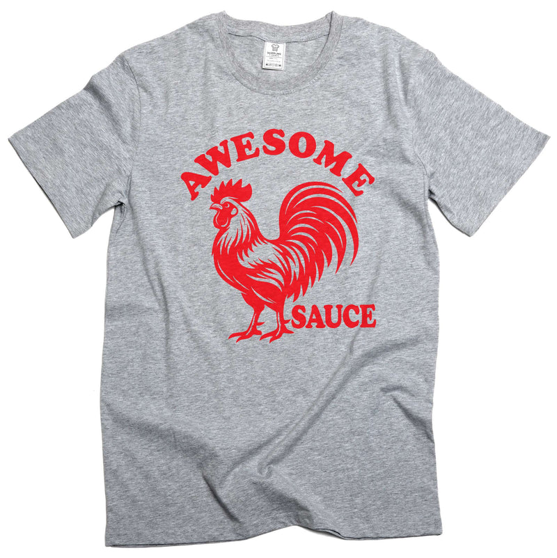 Awesome Sauce Shirt, Farm Animal Humor Graphic Tee, Country Chicken Lover T-Shirt