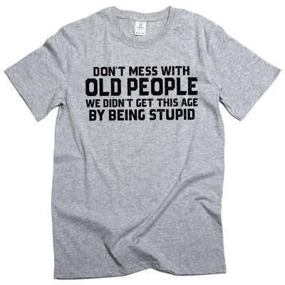 Men's funny papa grandpa T-shirt wise old man humorous father's day tee