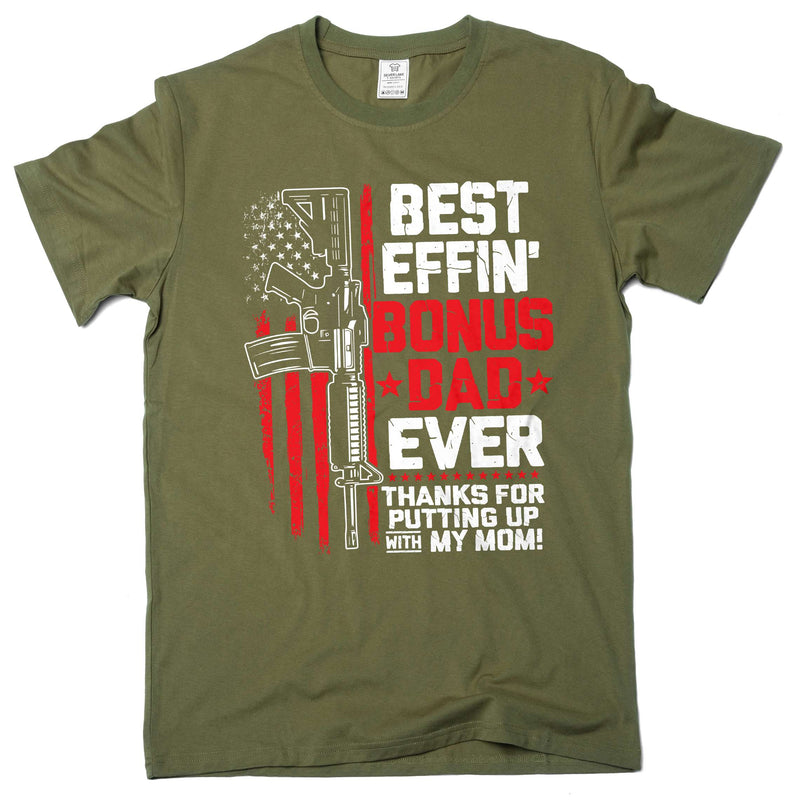 Best Bonus Dad Shirt Father&