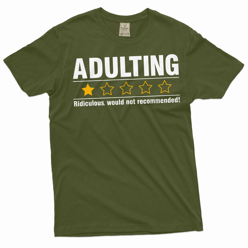 Funny Adulting Shirt Humorous Joke Tee humor Shirts Sarcastic Gift Birthday Gifts For Him Her