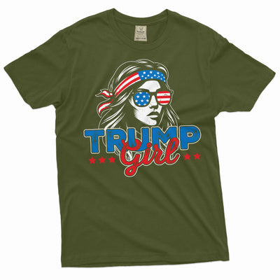 Women's Trump Girl Shirt Donald Trump Support Shirt DJT Shirts Ladies Trump Shirt Patriotic Gifts