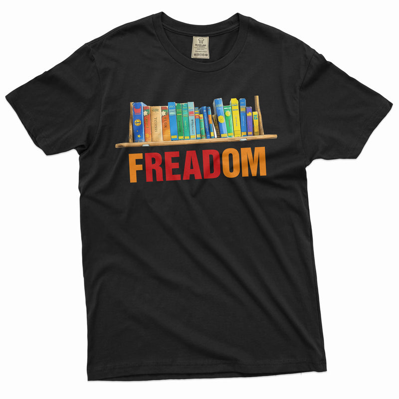 Freedom Books Tshirt book lover reading school education tee reading tee shirt library Freadom shirt