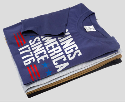 Men's America 1776 T-shirt USA Independence day t-shirts patriotic gifts 4th of july tee