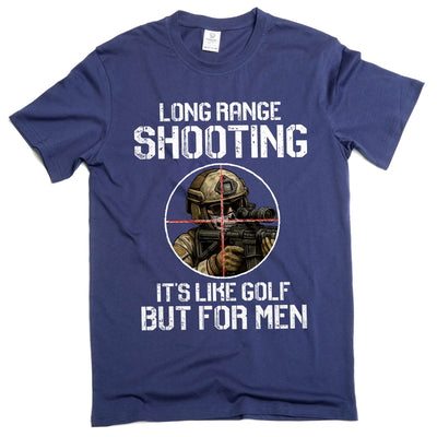 Men's Shooting Range T-shirt Funny Humor Humorous Tee Shirts Father's Day Gift Shooting AR-15 Tee