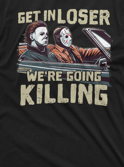 Men's Horror Movie Shirt Serial Killers T-Shirt Halloween Movie Characters Shirt Halloween Costume