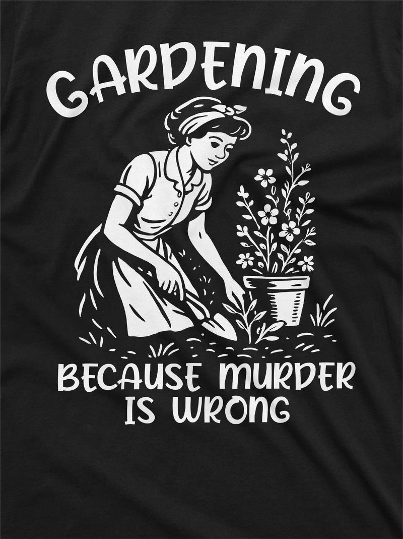Garderning Funny T-shirt mom grandma wife Halloween humorous sarcastic tee shirt