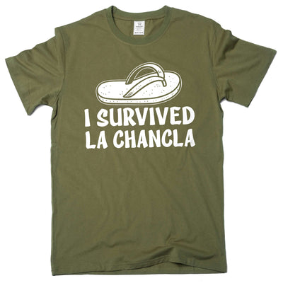 Funny La Chancla t-shirt mom grandma with slipper humorous spanish childhood tee shirt