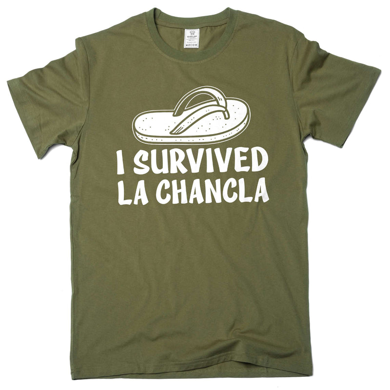 Funny La Chancla t-shirt mom grandma with slipper humorous spanish childhood tee shirt