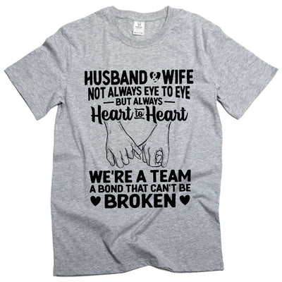 Men's Husband and Wife T-shirt couple Valentine's day relationship anniversary gifts