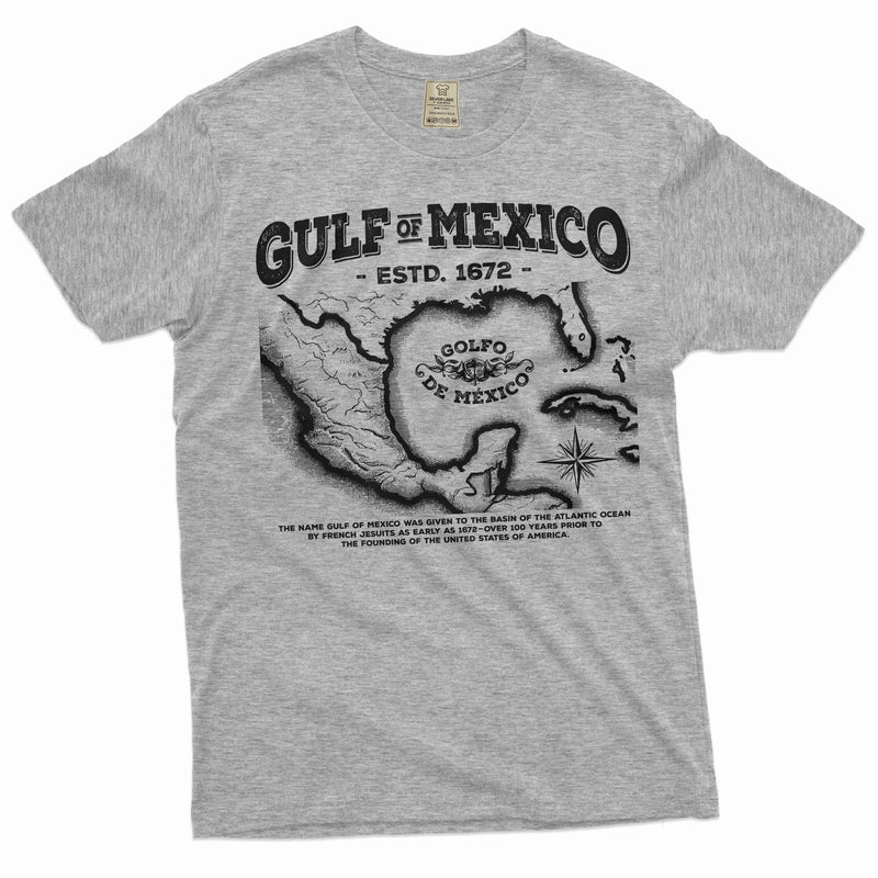 Gulf of Mexico T-shirt  origin of Gulf of Mexico history men&