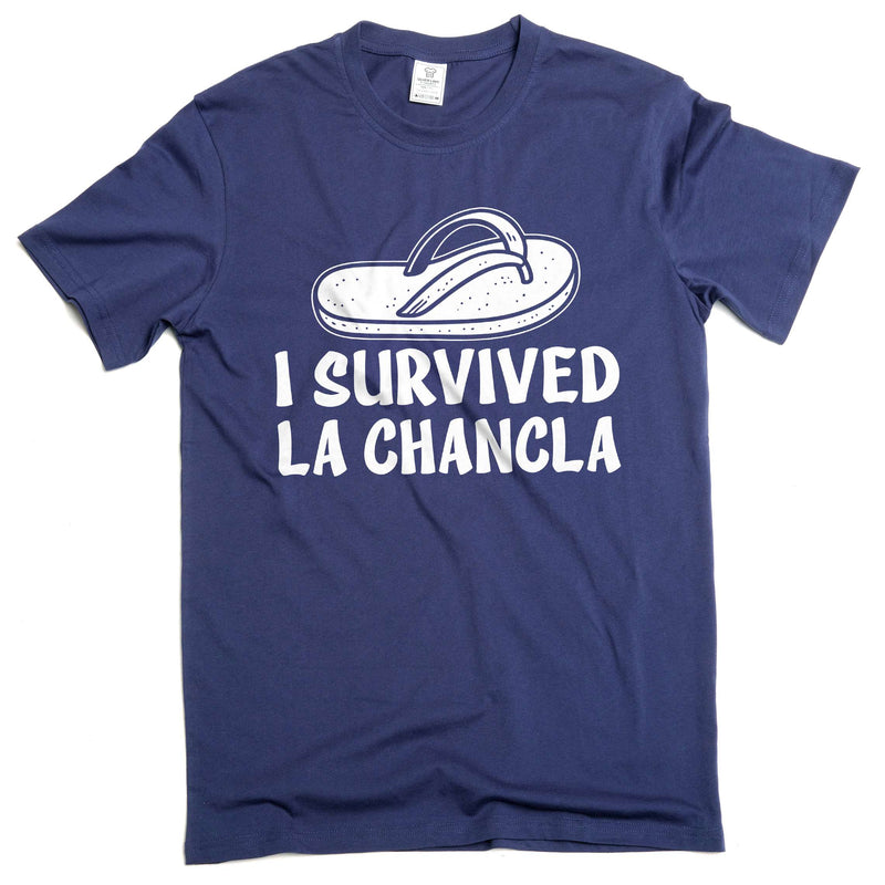 Funny La Chancla t-shirt mom grandma with slipper humorous spanish childhood tee shirt