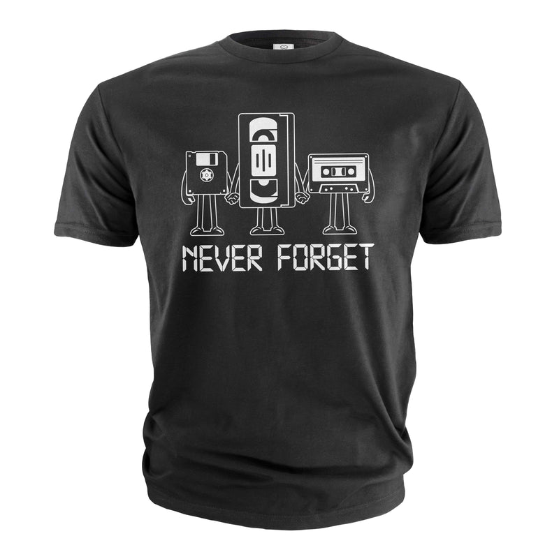 Funny 80s 90s childhood T-shirt never forget cassette tapes Birthday funny gift tshirt Christmas Tee