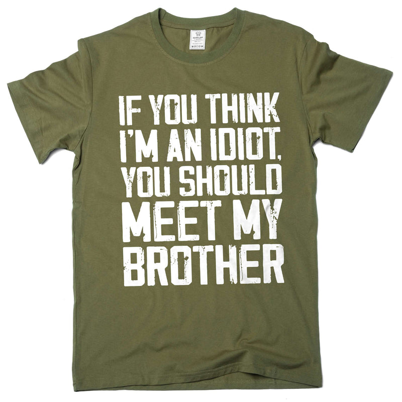 Funny Saying T-shirt Cute Family Shirts Sister Brother Shirts Siblings Humor Humorous T-Shirt