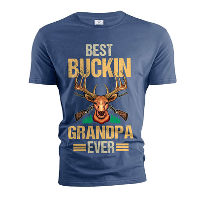Men's Best Grandpa T-shirt best buckin' grandpa tee shirt Father's day gift shirt papa grandpa tee