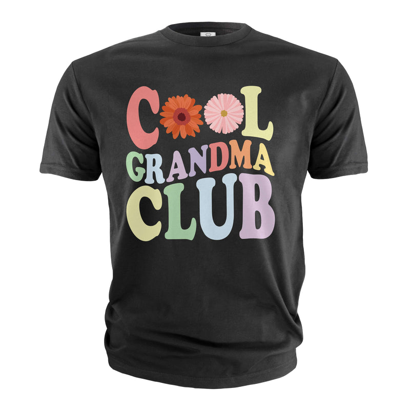 Cool Grandma T-shirt Cool Grandma club grandmother Nana Birthday gift from granddaughter grandson