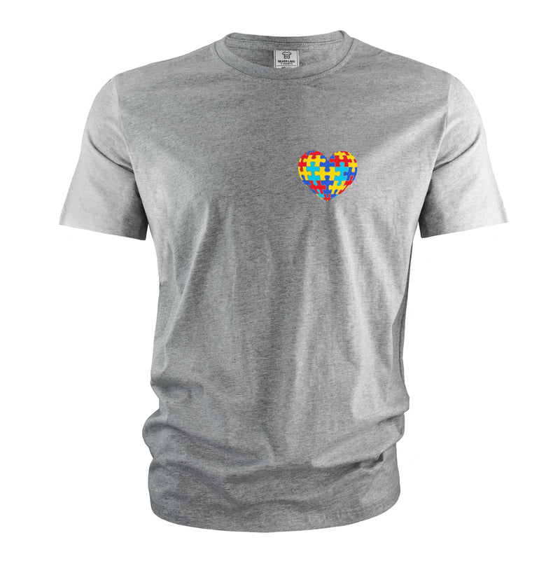 Autism Day Tee shirt Autism awareness Tee shirt heart love tee shirt for him her
