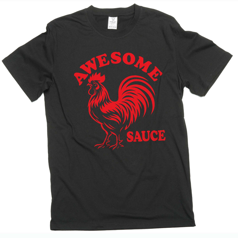 Awesome Sauce Shirt, Farm Animal Humor Graphic Tee, Country Chicken Lover T-Shirt