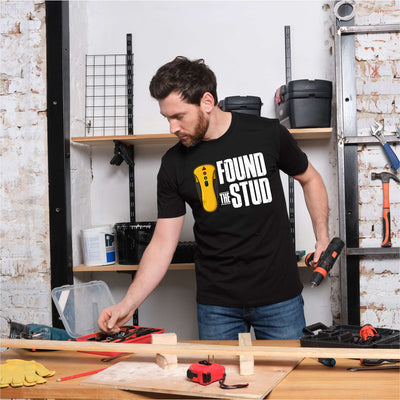Men's found the stud T-shirt humor humorous gifts dad birthday gift tee father's day gift