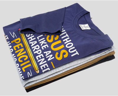 Men's Life Without Jesus T-shirt Christian Gifts Religious Tee Faith Jesus Christ Shirt