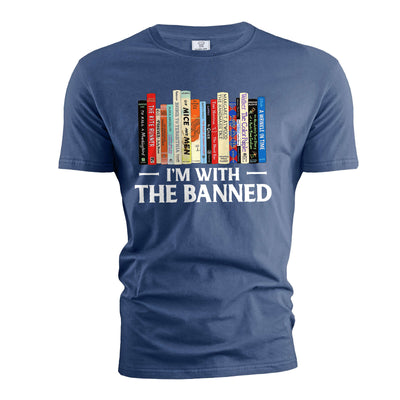 Funny Banned t-shirt Book reading lover Music band double meaning Birthday gift tee