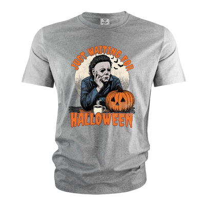 Men's Halloween Mood T-shirt Halloween Serial Killer Shirts Pop Culture T-Shirt Halloween Costume