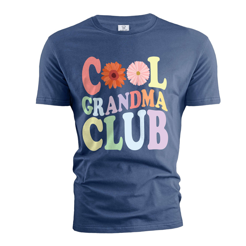 Cool Grandma T-shirt Cool Grandma club grandmother Nana Birthday gift from granddaughter grandson