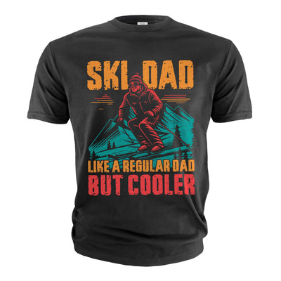 Men's Ski Dad T-shirt Skiing dad Father's day Christmas Father gift Sports activity Birthday tee