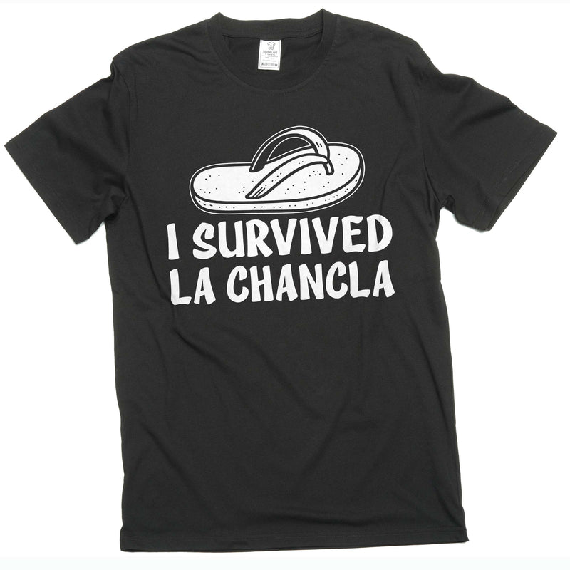 Funny La Chancla t-shirt mom grandma with slipper humorous spanish childhood tee shirt
