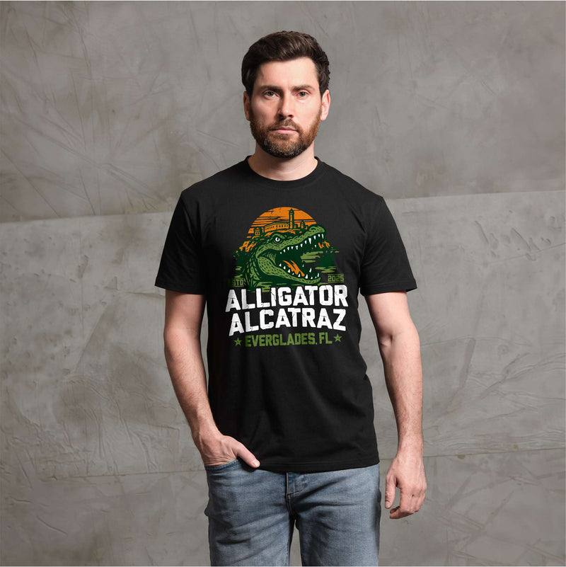 Trump 2025 Alligator Florida Shirt, Custom Gift Everglades Funny Political Tee