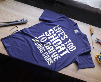 Funny Car mechanic Tee shirt cool cars husband dad graphic t-shirt