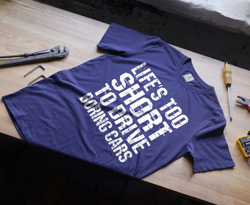 Funny Car mechanic Tee shirt cool cars husband dad graphic t-shirt