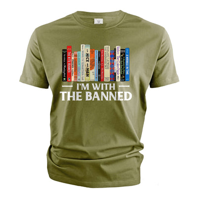 Funny Banned t-shirt Book reading lover Music band double meaning Birthday gift tee