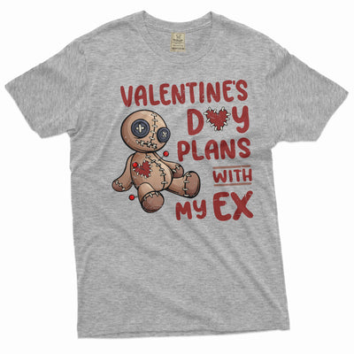 Funny Valentine's day T-shirt Men's funny ex girlfriend wife plans with my ex tee shirt