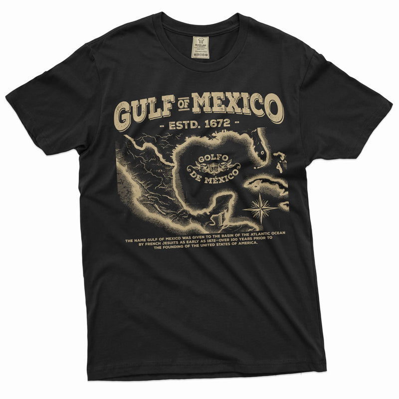 Gulf of Mexico T-shirt  origin of Gulf of Mexico history men&